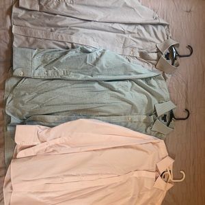 3 J. Crew dress shirts